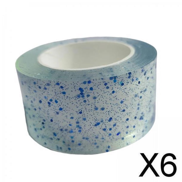 6x Nano Glitter Tape Multipropósito Cinta Adhesiva Fuerte Juguete Sensorial Educativo DIY Cinta de Doble Cara Reutilizable para Pellizcar Juguete Hace 6 piezas