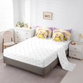 thumbnail image 3 of YST 7Pcs Cartoon Frog Comforter Set Green Frog Bed in a Bag, King Size, 3 of 5