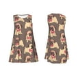 thumbnail image 7 of Daiia Cut Pug Print Women's Dresses 2025 Trendy Short sleeve Dresses Casual Baggy Flowy Maxi Sun Dresses, 7 of 7