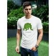 thumbnail image 2 of Stegosaurus Cartoon T-Shirt Men -Image by Shutterstock, Male 4X-Large, 2 of 4