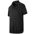 thumbnail image 2 of SPEEDRUN Men's Sports Polo Shirts for Golf Short Sleeve Classic Solid Color for Casual and Business Wear, 2 of 6