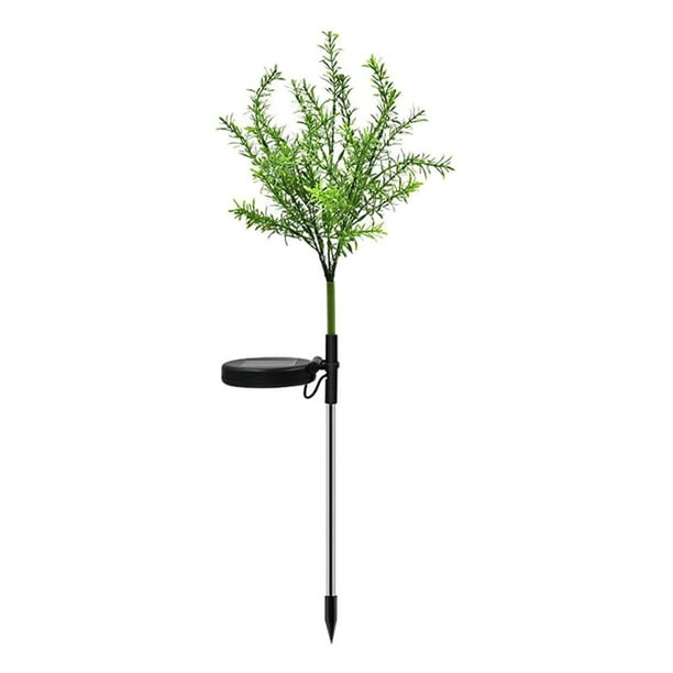 Lámpara de césped de pino resistente al agua El Césped Solar Del Jardín 71cm Enciende de Del Multicolor LED de La Decoración Libre Magideal Lámpara de césped de pino resistente al agua
