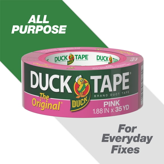 The Original Duck Tape Brand Duct Tape, 1.88 in. x 35 yd., Neon Pink