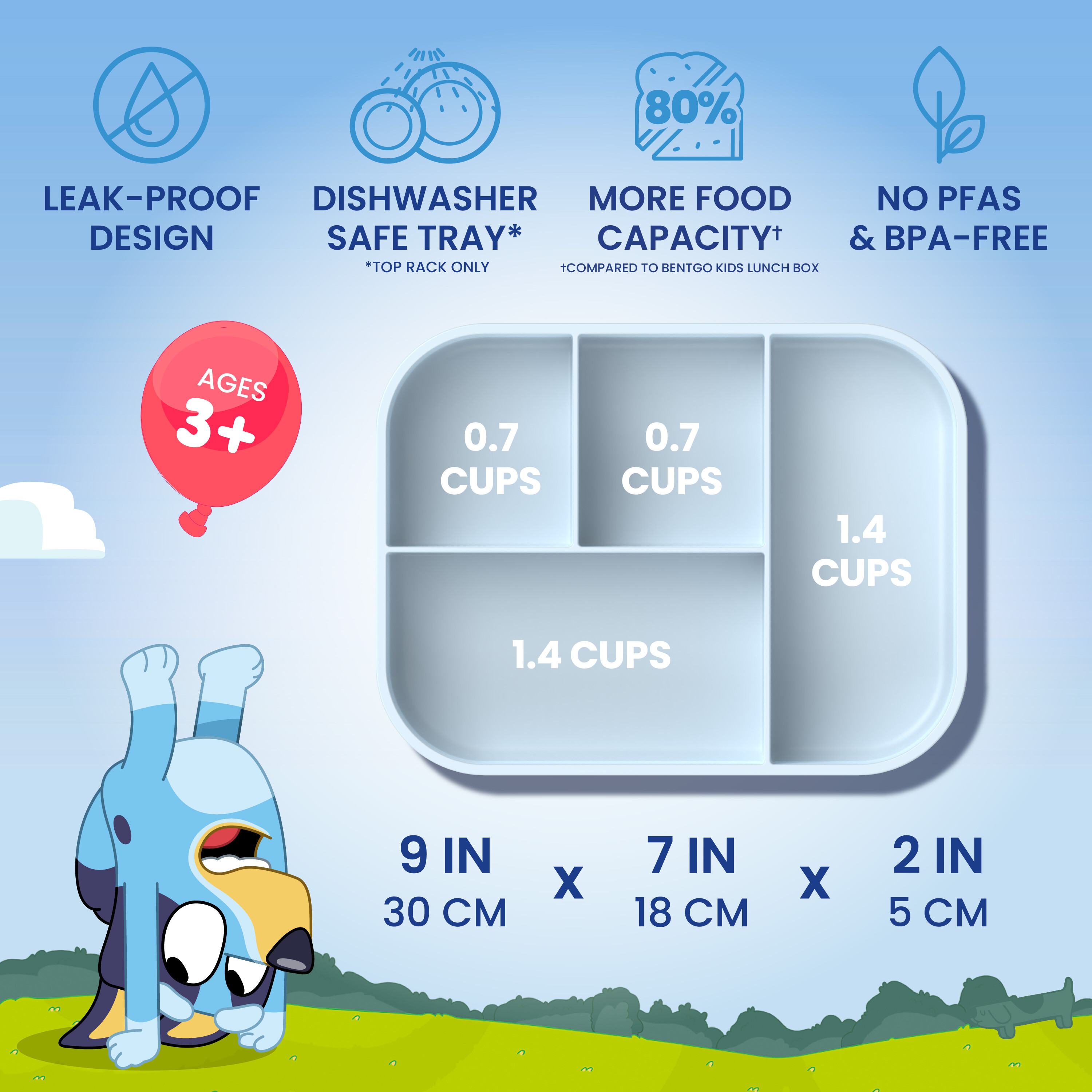 Bentgo Kids Bluey Lunch Box with Leakproof Lid photo 3