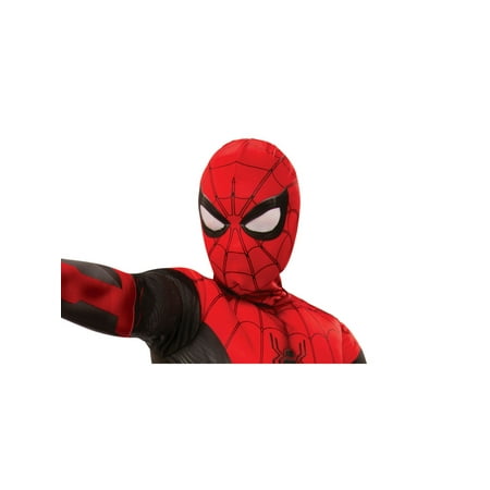Child Spider-Man: Far From Home Spider-Man Red/Black Fabric Mask - Size One Size