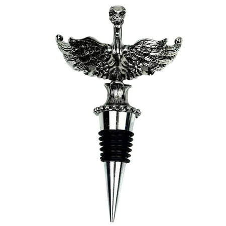 

Fidelma Kitchen Supplies Wine Stopper Metal Silicone Simulation Head Wine Bottle Stopper D