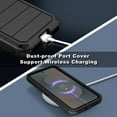 thumbnail image 5 of I-HONVA for Samsung Galaxy S25 FE Case,Shockproof Heavy Duty Rugged Phone Case Military-Grade Protection Phone Cover for Galaxy S25 FE Case,Stripe Black, 5 of 7