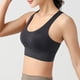 thumbnail image 4 of Ropa interior deportiva de alto impacto para mujer, ropa interior deportiva para correr con correa cruzada en la espalda, ropa interior con copas desmontables - Negro, 4 of 5