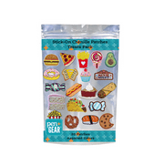 Pen + Gear Treats Pack Multicolor Self-Adhesive Patches