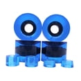thumbnail image 3 of 4 ruedas para monopatín, ruedas para longboard, ruedas de crucero de PU duraderas 78A para Azul claro Zulema Ruedas de skate, 3 of 8