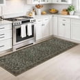 thumbnail image 4 of Washable Runner Rug 2x6 ft Non Slip Backing Farmhouse Vintage Soft Kitchen Rug Low Profile Floor Carpet for Kitchen Hallway Laundry Room Bedroom, 4 of 6