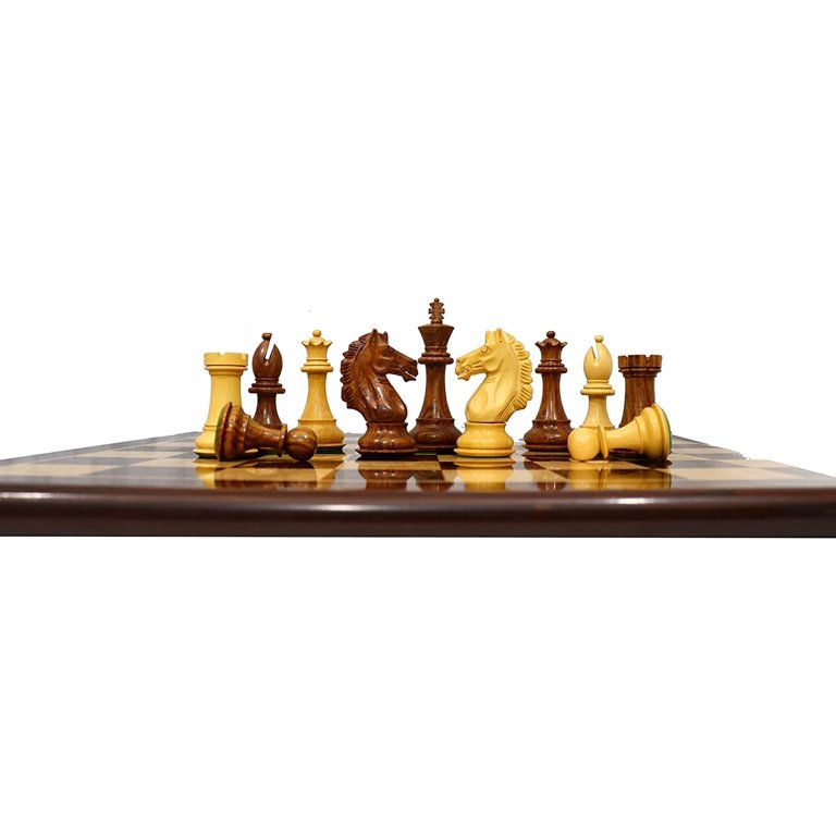 The World's Greatest Chess Set By House Of Staunton - Triple Weighted Indian Rosewood, 2 Players