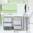 thumbnail image 2 of Funda organizadora de joyas MATEIN Travel de piel resistente al agua, 2 of 8