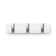 Umbra Flip 3 Hook Wall Mounted Coat Rack White