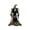 A, variant on Halloween Glow In The Dark Witch Resin Figurine Spooky Outdoor Decor Orange And Black 1 Count