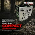 thumbnail image 2 of Morrell Targets BOA Compression Foam Archery Target Block, 20 Inch, White/Black, 2 of 6