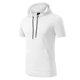 thumbnail image 1 of Camiseta ligera con capucha para running y fitness para hombre - Manga corta, secado rápido, deportiva/ocio, tallas S-XXXL, 1 of 8