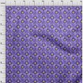 thumbnail image 4 of oneOone Velvet Purple Fabric Ikat Sewing Craft Projects Fabric Prints By Yard 58 Inch Wide, 4 of 4