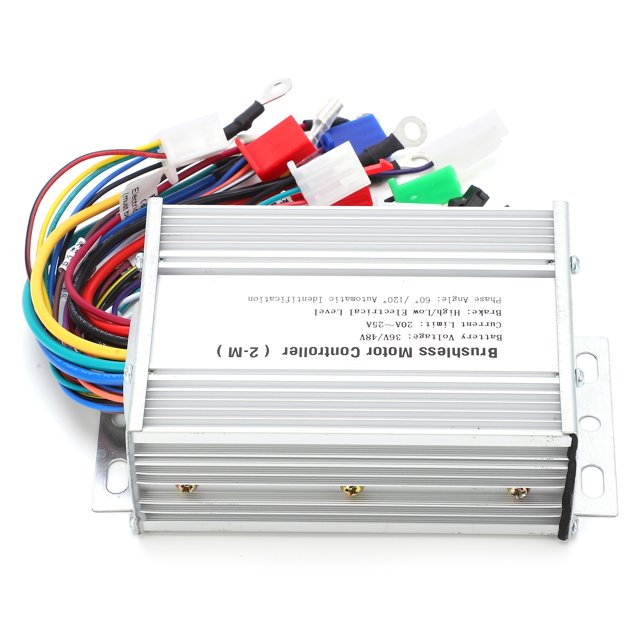 Controlador De Motor De Bicicleta Eléctrica, Controlador De Onda Sinusoidal Duradero Silencioso Para Bicicleta Eléctrica Scooter ANGGREK AC7812