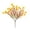 Yellow, variant on Roiihwy Fall Decorations Simulated Orange Morning Glory, 15in Plastic, Thanksgiving Halloween Home Decor, 14.6in Yellow