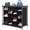 Black, variant on Stackable Shoe Cubby Organizer, Free Standing 20-Cube Shoe Cube Rack for Entryway, Bedroom, Apartment, Closet, Black