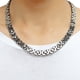 thumbnail image 5 of Collar Urban Jewelry de acero inoxidable estilo mecánico para hombre, 5 of 6