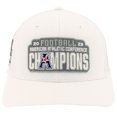 thumbnail image 2 of Men's Zephyr  White SMU Mustangs 2023 AAC Football Conference Champions Locker Room Adjustable Trucker Hat, 2 of 4