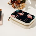 thumbnail image 7 of Flamingo Velvet Portable Storage Box with Removable Compartment - a Stylish Decorative Box, Bracelet Holder, and Jewelry Stand - Gift, 7 of 7