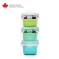 thumbnail image 1 of Melii Glass Food Storage Containers with Silicone Sleeve 3 Pack, 1 of 6