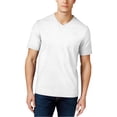 thumbnail image 1 of Club Room Mens Solid Basic T-Shirt, White, XX-Large, 1 of 1