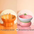 thumbnail image 1 of Elevated Cat Food Bowls - Fruit Shape, 1 of 10