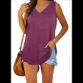 thumbnail image 1 of Camisetas Sin Mangas con Cuello en V para Mujer, Color , Talla XL, 1 of 6