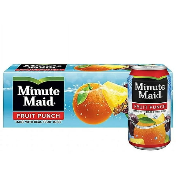 Minute Maid Fruit Punch Cans, 12 Ounces Bundled by Louisiana Pantry (12 Pack)