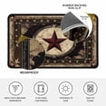 thumbnail image 4 of Western Stars Brown Doormat Outdoor Entrance 24"x36", Farmhouse Country Vintage Wood Grain Absorb Moisture Dirt Door Mats, Non-Slip Rubber Backing Floor Mats Indoor, Low-Profile Front Door Rugs, 4 of 9