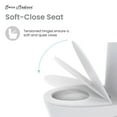 thumbnail image 4 of Dreux One Piece Elongated Toilet Left Side Flush 1.28 GPF, 4 of 12