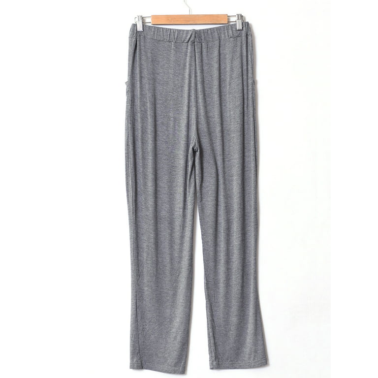 UKAP Adults Plain Pajama Pant Elastic Waistband Sleep Lounge Wear Long Pjs Pants  Soft Sleep Pj Bottoms Jersey Pants for Men 