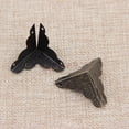 thumbnail image 4 of HEVIRGO 4Pcs 25mm Antique Triangulaire Support d'Angle Quincaillerie Housse de Protection pour Bagages, 4 of 10