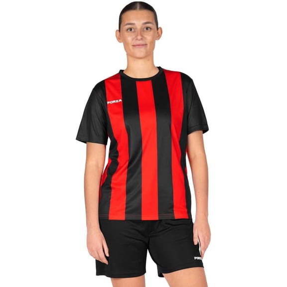 FORZA Women's Striped Soccer Jersey [XS-XL] | Premium Short Sleeve Soccer Shirts - 5 Stripe Color Options