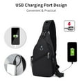 thumbnail image 1 of 1 pcs Sling Backpack, Multipurpose Crossbody Shoulder Bag Travel Hiking Daypack, 1 of 9