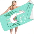 thumbnail image 4 of OAVQHLG3B Microfiber Beach Towel Super Lightweight Colorful Bath Towel Sandproof Beach Blanket Multi-Purpose Towel For Travel Swimming Pool 30x60 Inch, 4 of 4