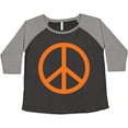 thumbnail image 3 of Inktastic Funky Orange Peace Sign Women's Plus Size T-Shirt, 3 of 5