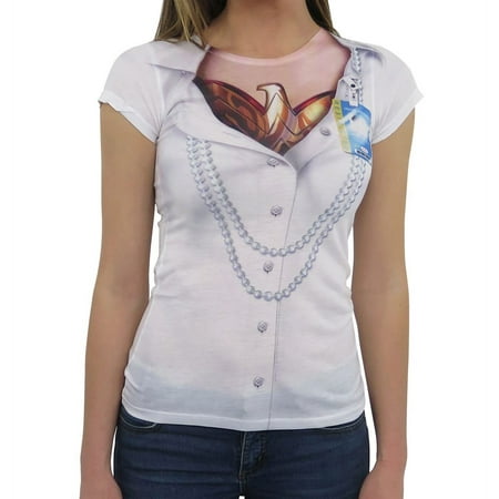 Wonder Woman Women's Costume Reveal T-Shirt-Fitted