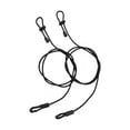 thumbnail image 4 of Yimiti 2 Pcs Réglable pour Laisse de Canne à Pêche Kayak, Noir, 4 of 9