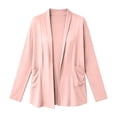 thumbnail image 6 of FchengtaiS Womens Lightweight Cardigans Long Sleeve Open Front Casual Cardigan with Pockets, 6 of 7
