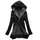 thumbnail image 2 of Pntutb - Sudadera con capucha para mujer, informal, cálida, de invierno, con forro de sherpa, con cremallera Pntutb Pntutb-3338, 2 of 4