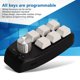 thumbnail image 4 of Teclado Mecánico De Una Mano, 6 Teclas Totalmente Programables USB Modo Dual Teclado Pequeño, Mini Teclado Mecánico Macro Para Juegos Para Control De Oficina De Juegos, 4 of 8
