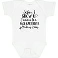 thumbnail image 3 of Inktastic Future Race Car Driver Like Daddy Boys Baby Bodysuit, 3 of 5