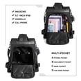 thumbnail image 4 of Mochila CHERUTY de nailon antirrobo, moda, viajes, color negro, 4 of 7