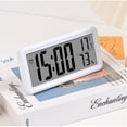 thumbnail image 5 of CCOCC 2026 New Alarm Clock High Definition Digital Clock with Sharp Lcd Display Adjustable Bedside Clock with 12/24 Hour Modes Silent Alarm Clock for Study Work Home Offices Bedrooms, 5 of 7