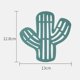 thumbnail image 4 of Posavasos de Cactus Meskcv para bebidas TPR antideslizantes hechos a mano verde azulado, 4 of 5
